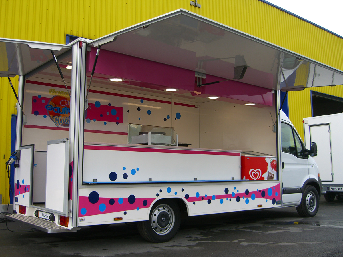 Camion glacier léger Bcc, fabricant de camions magasins