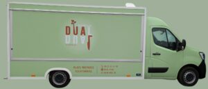 CAMION FOODTRUCK FOODBOX CELLULE DE 4.20 M SNACKING VUE LATERALE DROITE