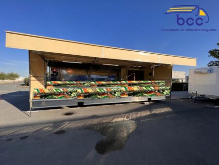 Présentation comptoir Delta BCC pour camion rôtisserie