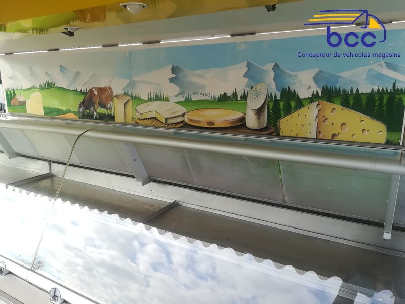 décor mural remorque fromagère