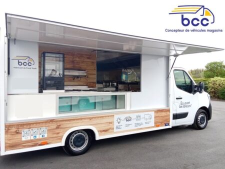 Foodtruck Renault 4m20 tout équipé ouvert