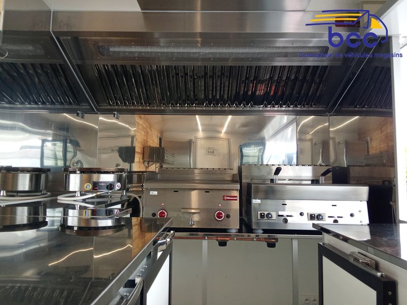 Poste de cuisson gaz tout équipé