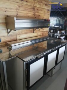 Plan de travail inox foodtruck