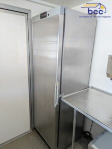 Frigo haut inox foodtruck