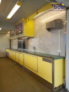 plan de travail boucherie container