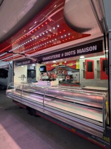 éclairage LED sous volet – camion boucherie