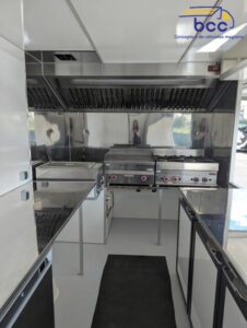 plancha double snack hotte & réchaud 4 feux