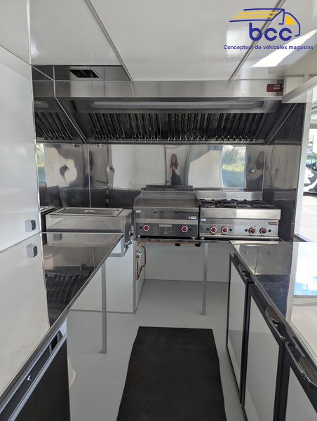 plancha double snack hotte & réchaud 4 feux