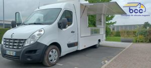 vue avant camion friterie