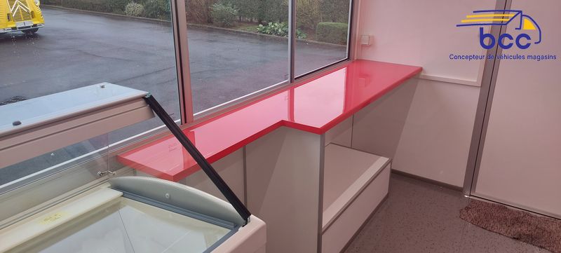 plan de travail camion glacier