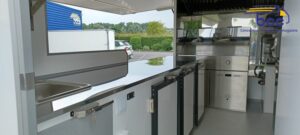 plan de travail inox camion friterie