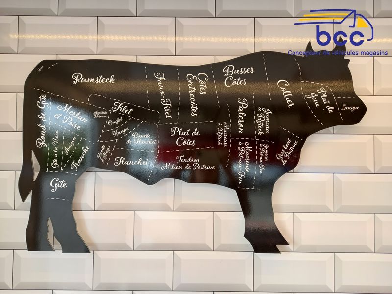 décoration intérieure camion boucherie