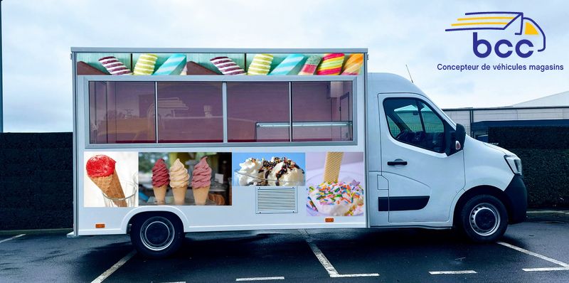 camion vente de glaces Renault Master