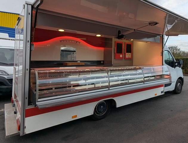 aménagement camion marché boucherie