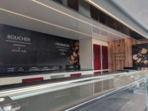 vitrine réfrigérée camion alimentaire 4m50